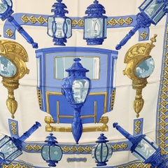 Hermes Paris Vintage Silk Scarf 1971 Feux de Route Caty Latham