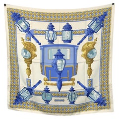 Hermes Paris Vintage Silk Scarf 1971 Feux de Route Caty Latham