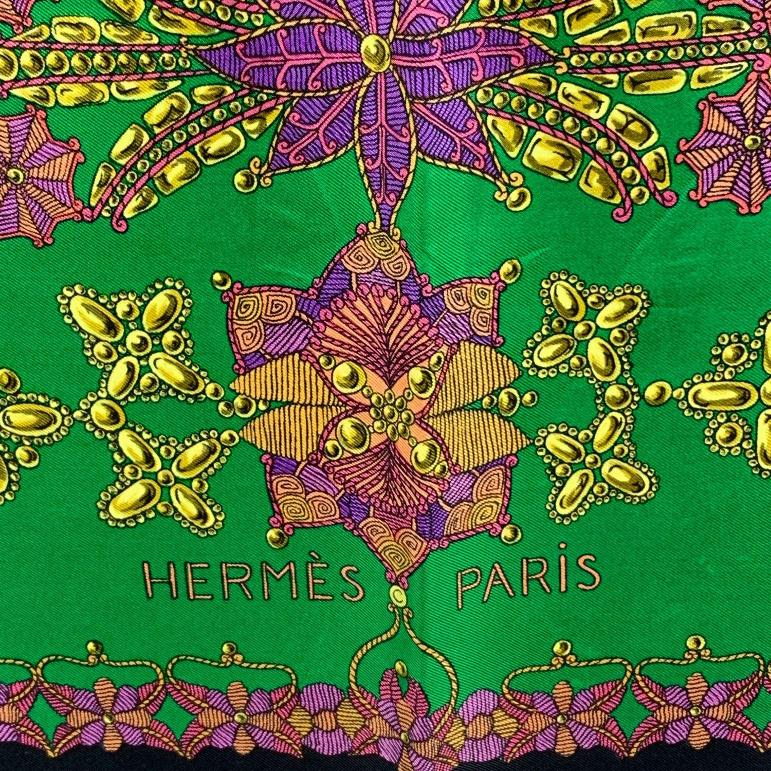 Hermes Paris Vintage Silk Scarf Sheherazade 1966 Henry D'Origny In Good Condition In Rome, Rome
