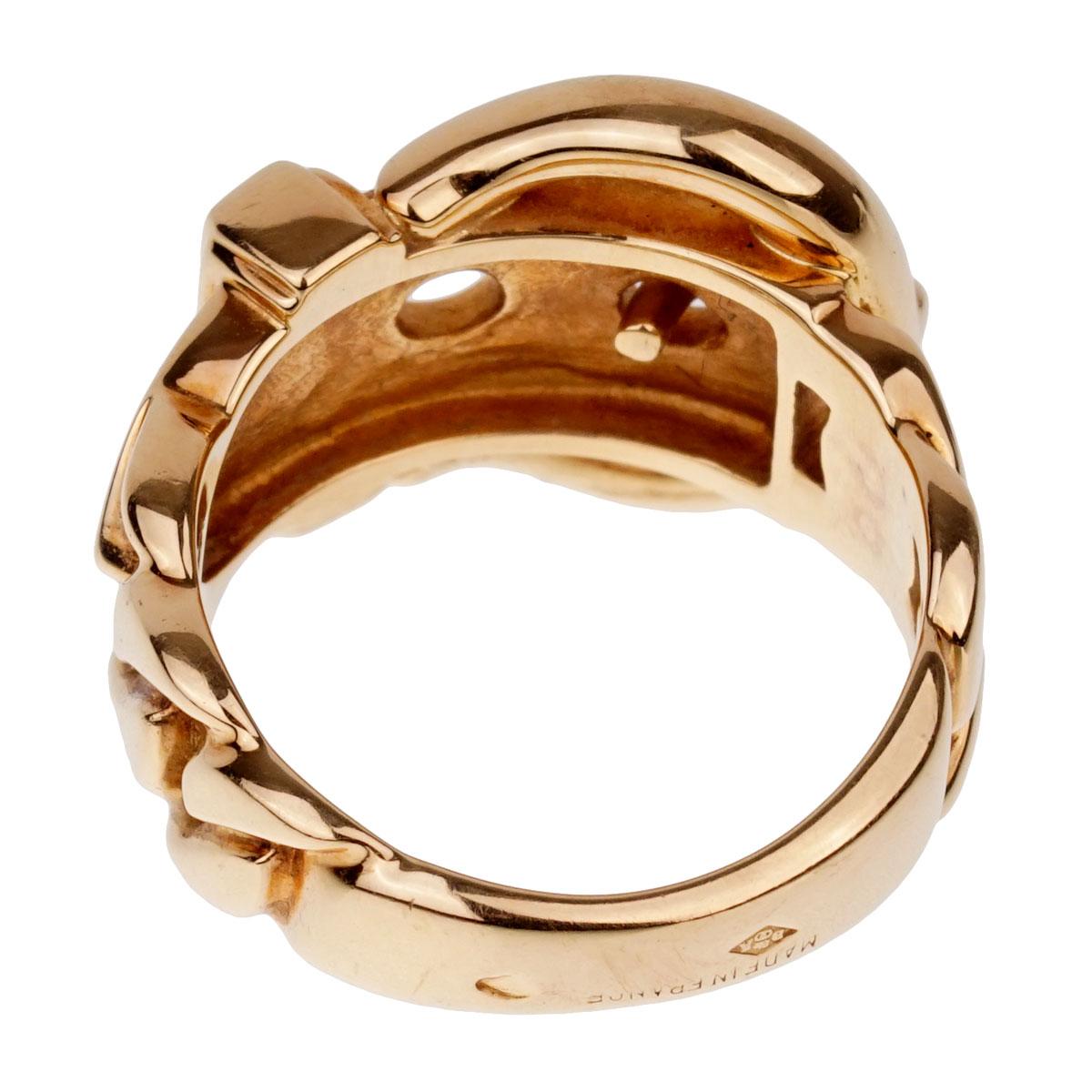 hermes buckle ring