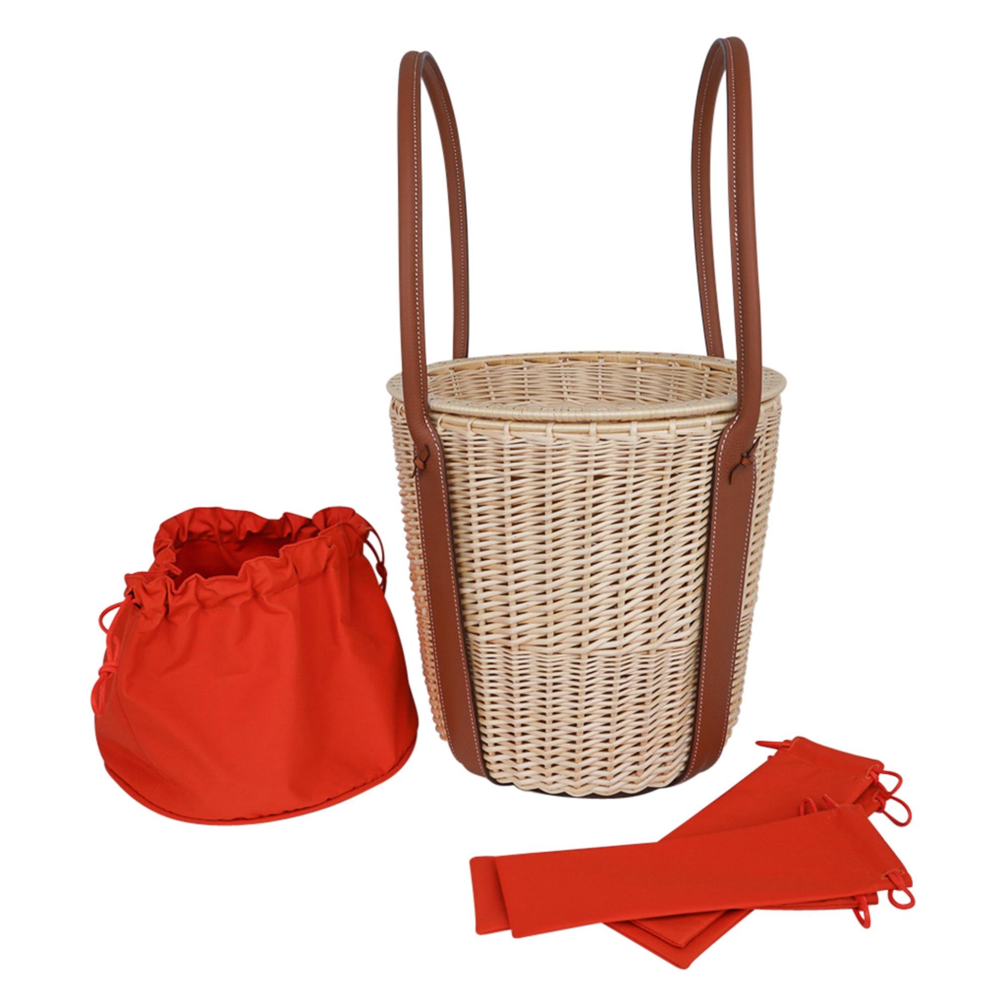 Hermes Park Picknickkorb Ein Spaziergang im Garten Teller und mehr Neu mit Box im Angebot 9