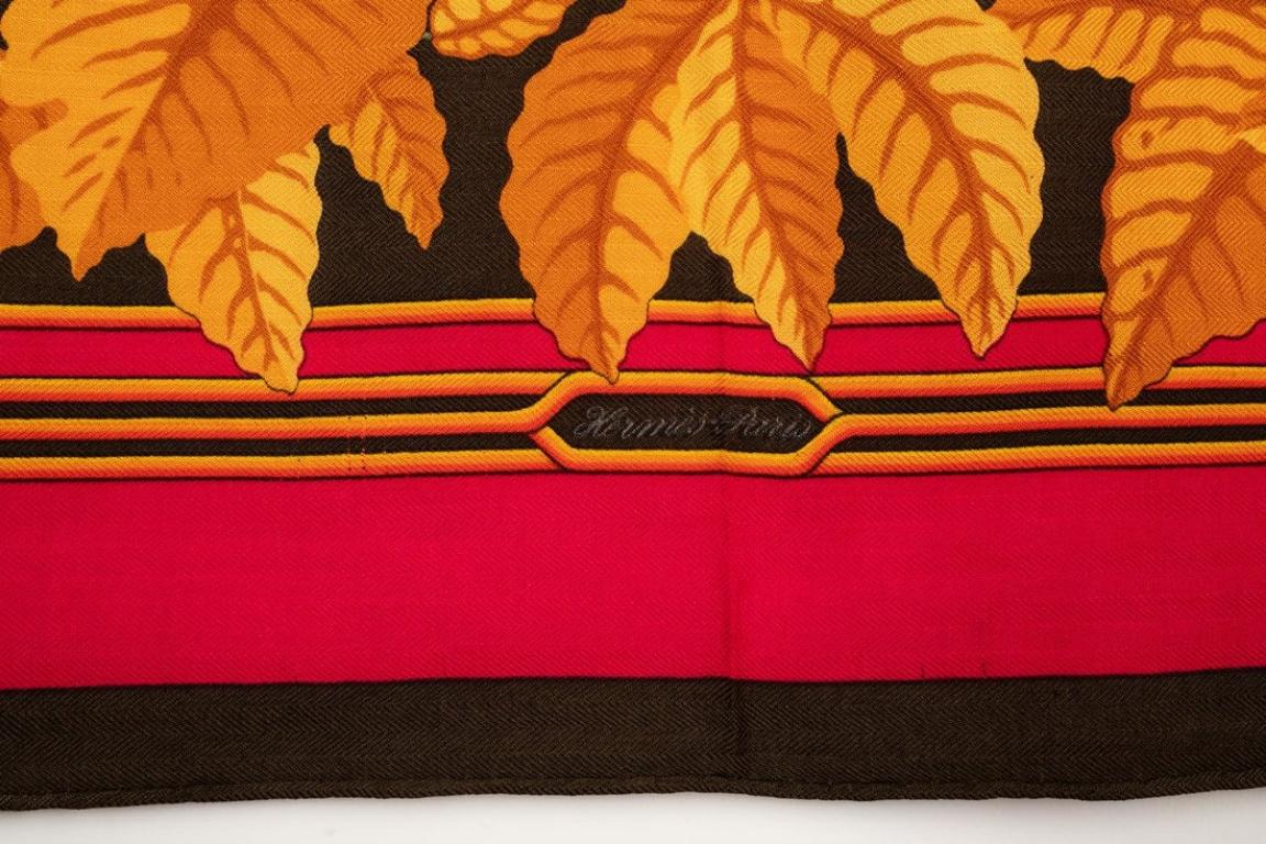 Hermès 'Parrots' Cashmere Foulard, 1990 1