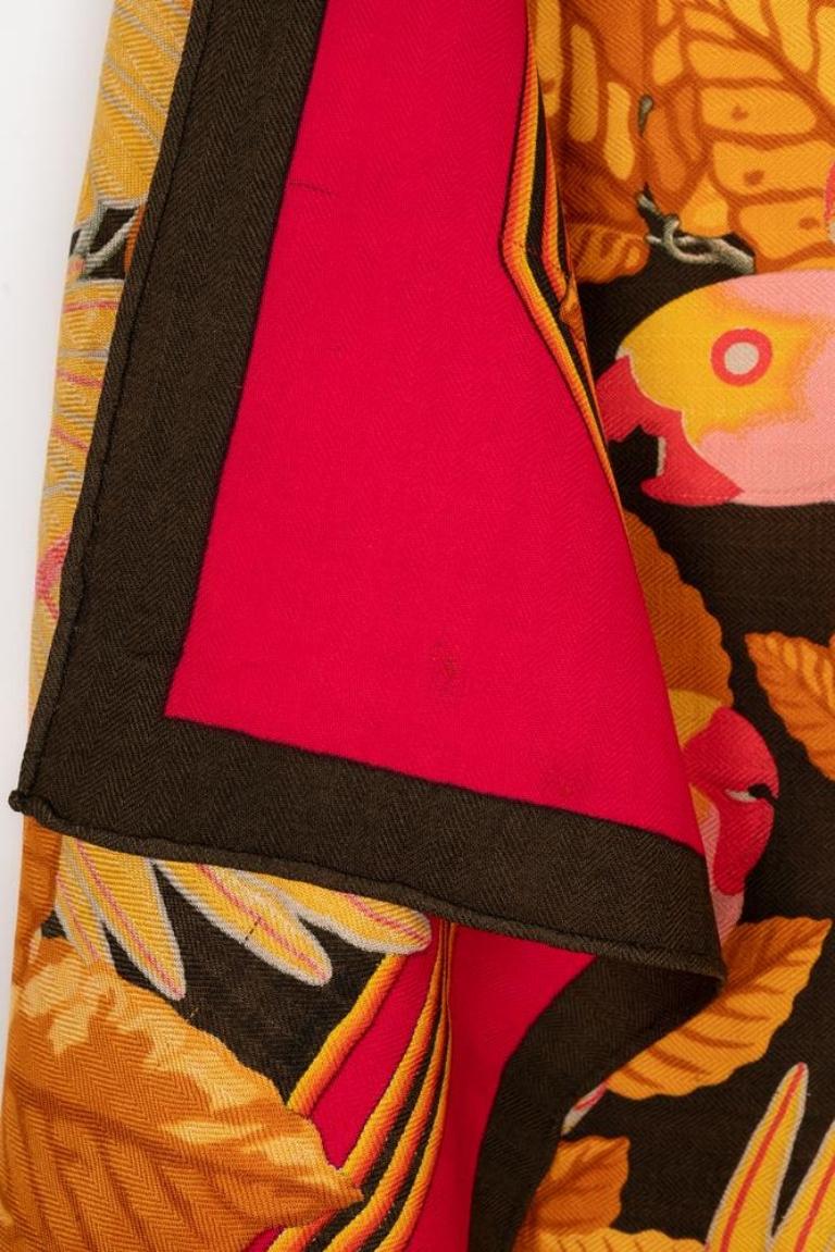 Hermès 'Parrots' Cashmere Foulard, 1990 2