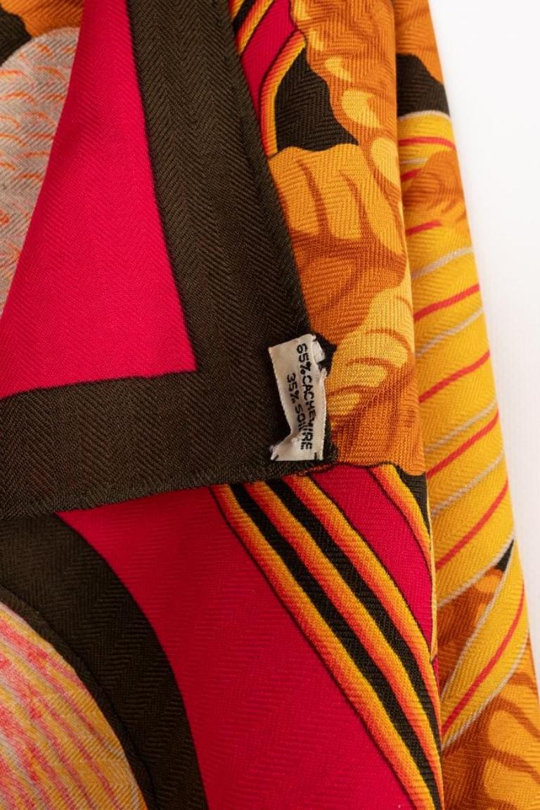 Hermès 'Parrots' Cashmere Foulard, 1990 4