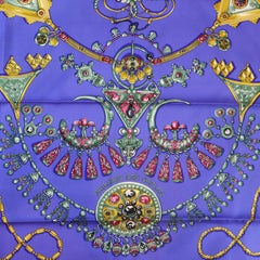 Hermès "Parures Des Sables" 90cm Silk Scarf by Laurence Bourthoumieux, 2004.