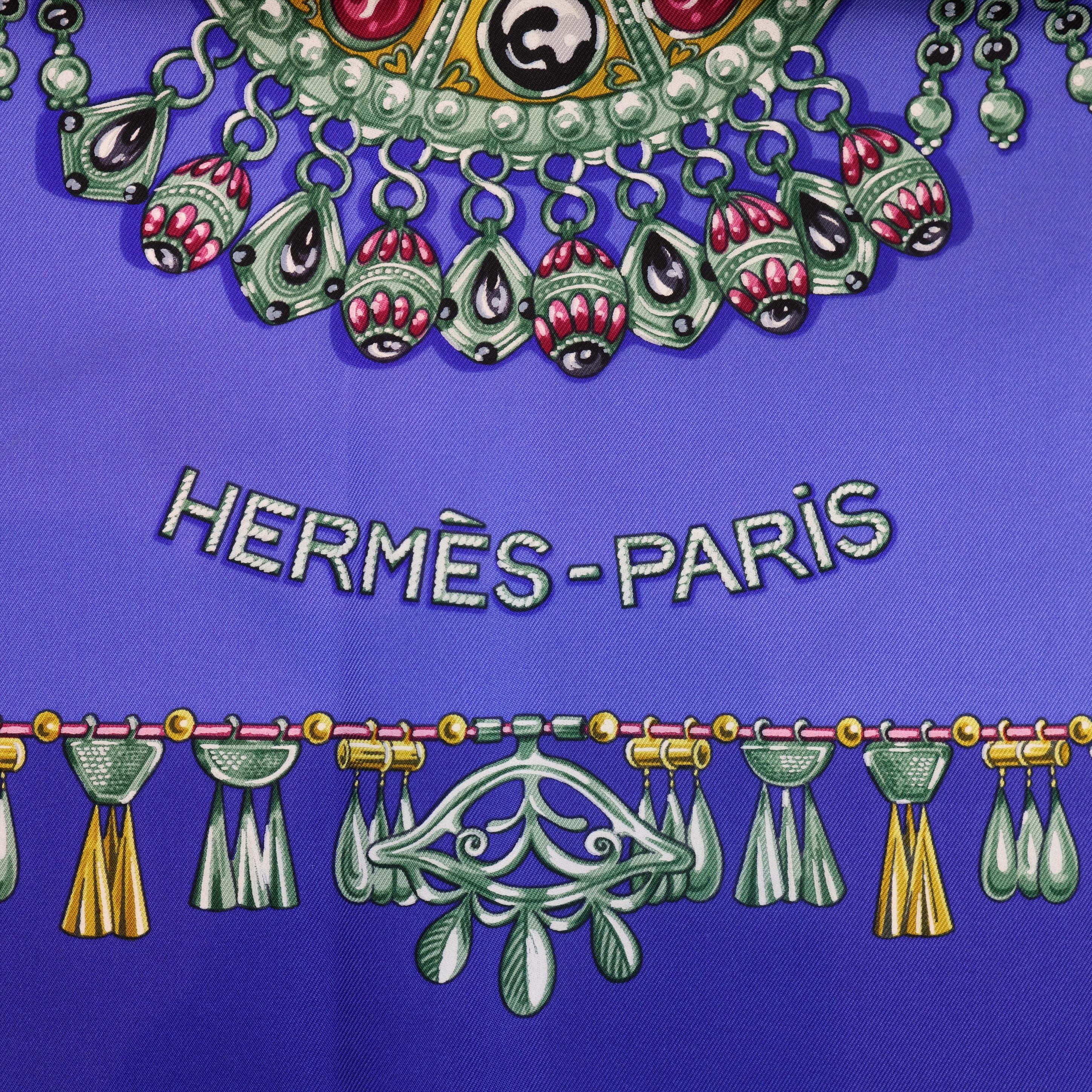 Foulard en soie Hermès 