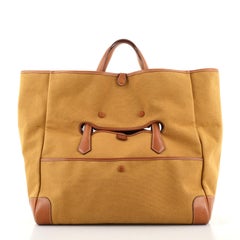 Hermes Passe-Passe Bag Toile and Leather 43