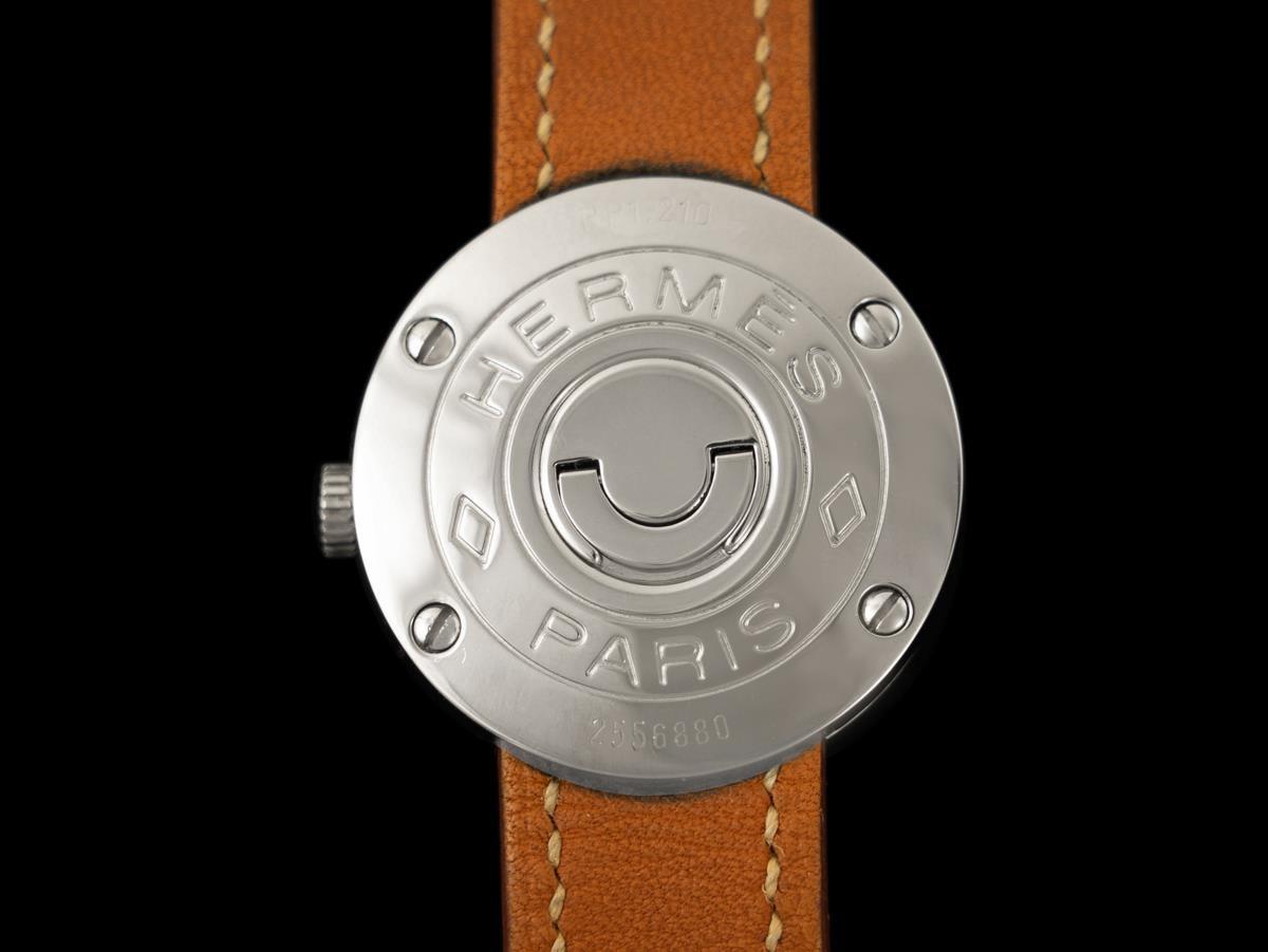 Hermes Passe Passe Ladies Quartz Watch with Mother of Pearl Dial - SS For Sale 2