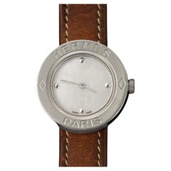 Hermes Passe Passe Ladies Quartz Watch with Mother of Pearl Dial - SS