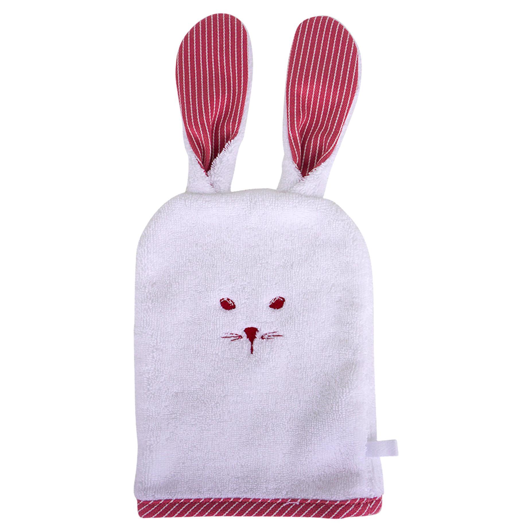 Hermes Passe- Passe Rabbit Washcloth Figue Terry Cotton For Baby