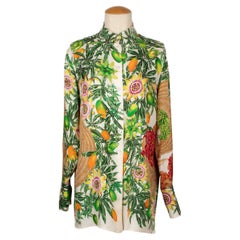 Camicia "Passiflores" di Hermès
