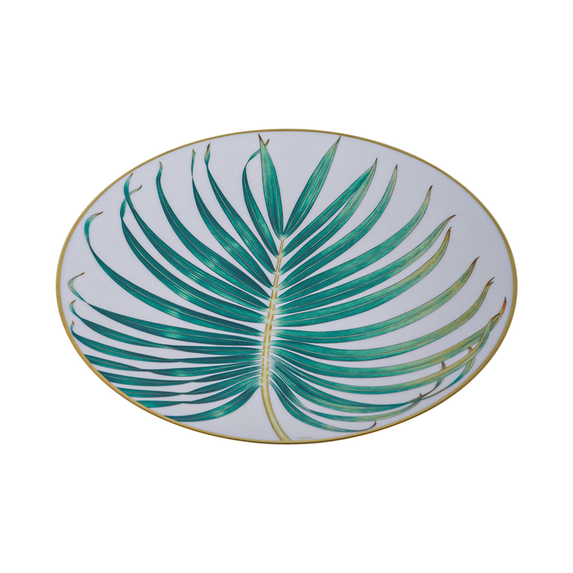Hermes Passifolia Dinner Plate #2 Set of 2  In New Condition For Sale In Miami, FL