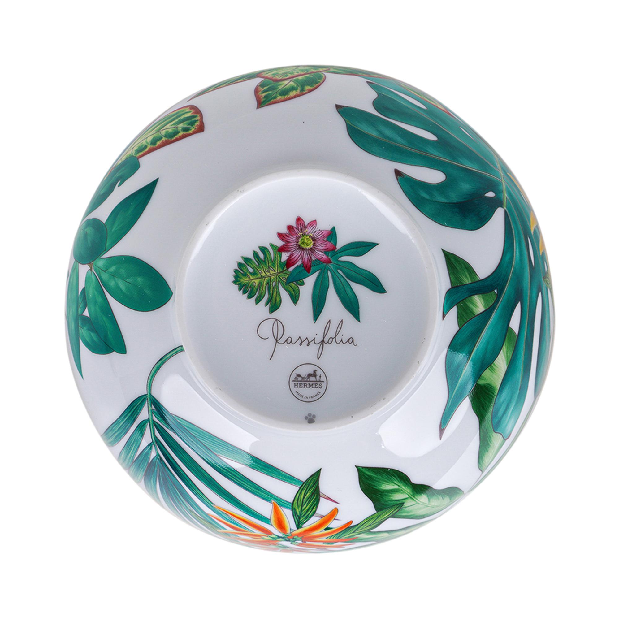 Hermes Passifolia Large Salad Bowl New w/Box For Sale 6