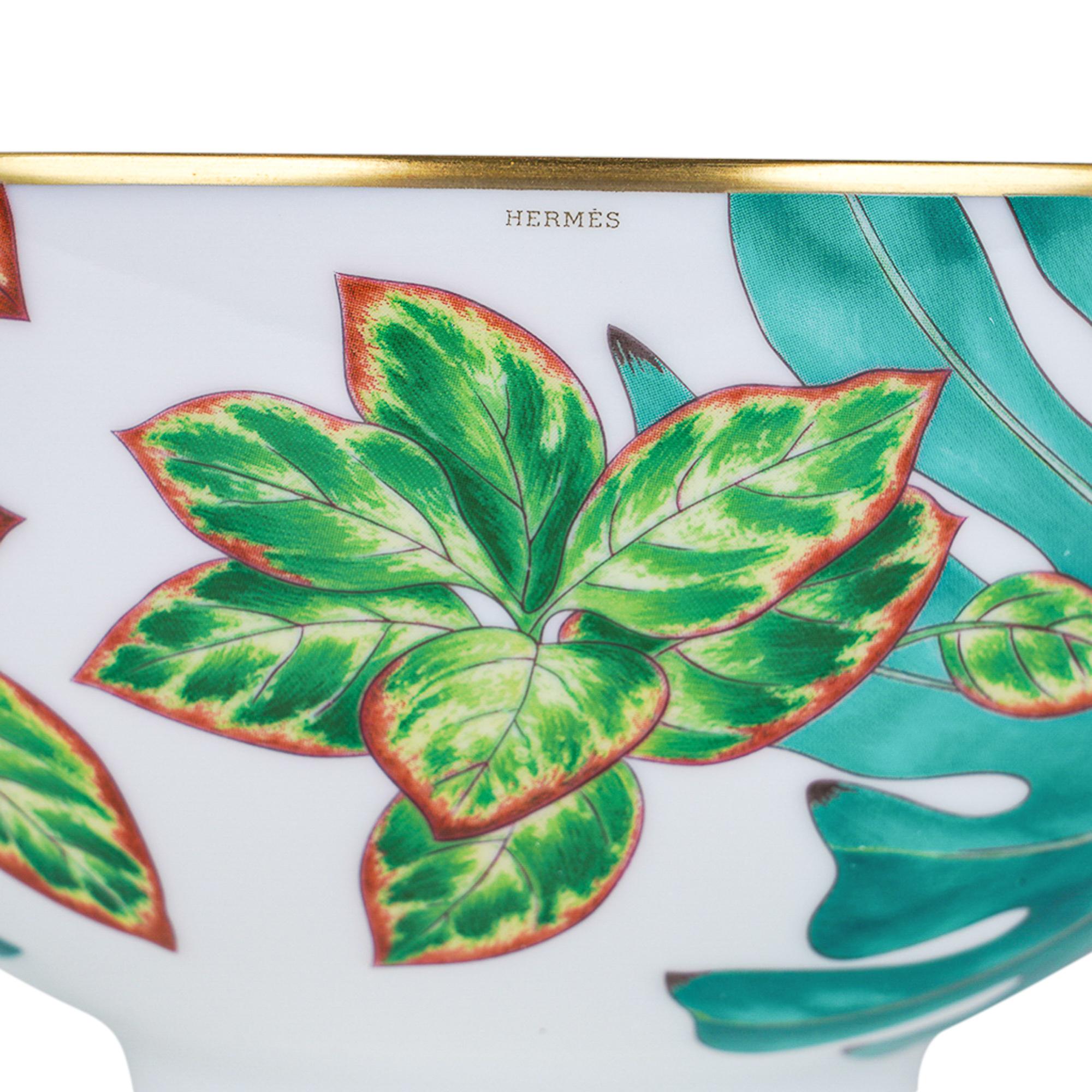 Hermes Passifolia Large Salad Bowl New w/Box 4