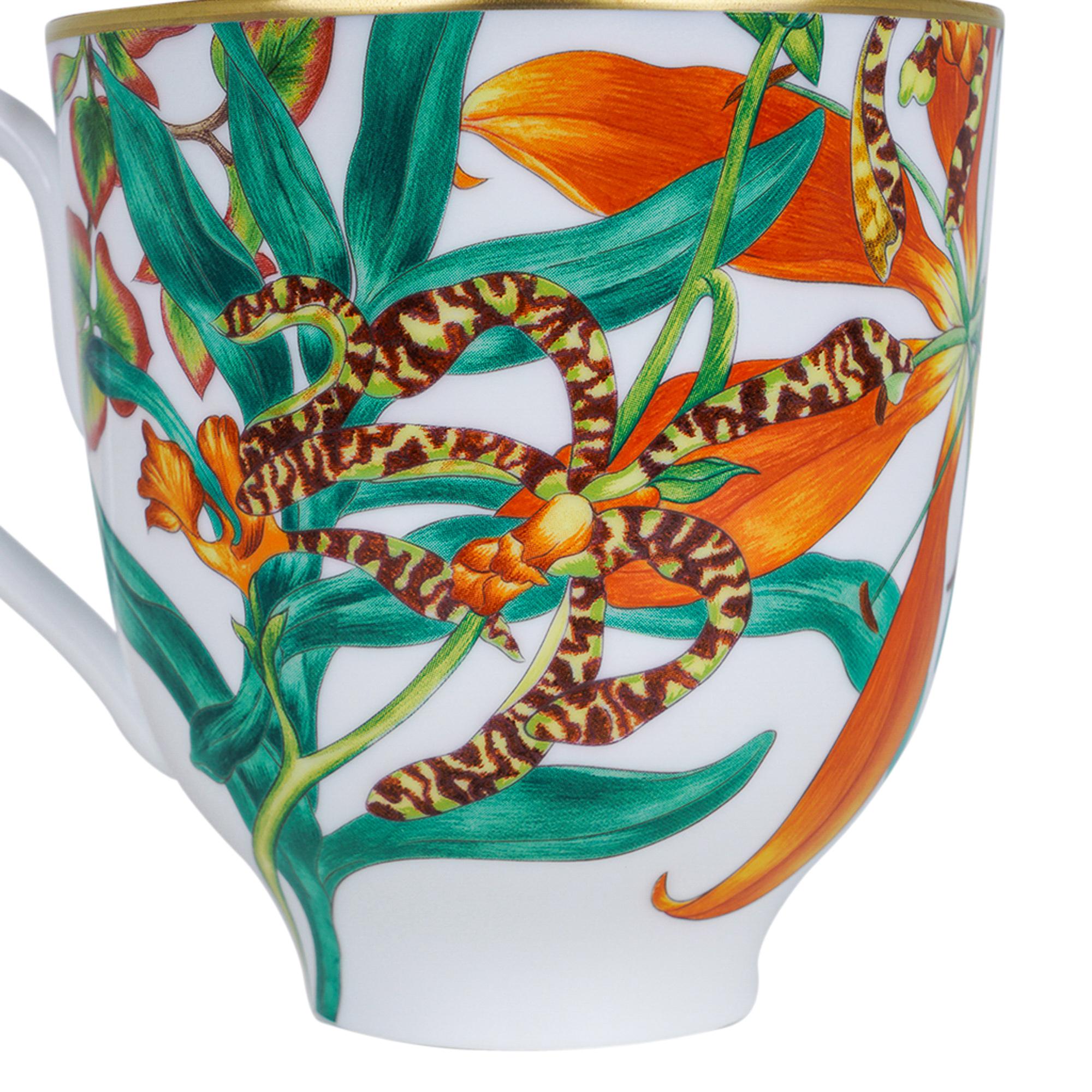 Hermes Passifolia Mug New w/Box 4
