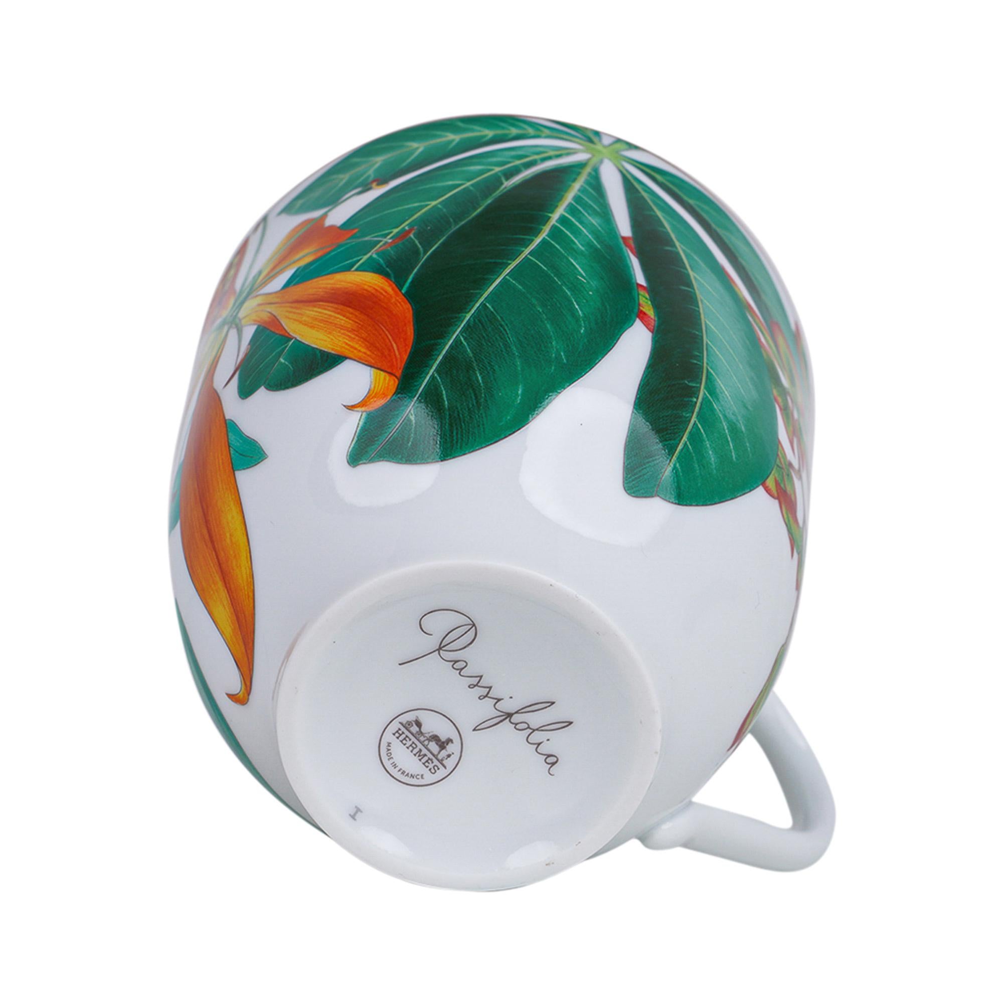 Hermes Passifolia Mug New w/Box 8