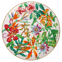 Hermes Passifolia Tart Platter New w/Box