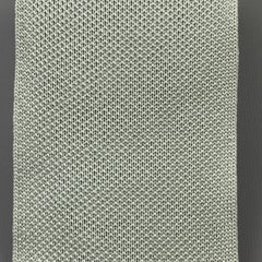 HERMES Pastel Green Woven Silk Tie
