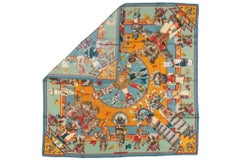Hermès Pastel Kachinas Silk Scarf