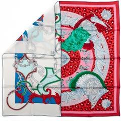 Hermes Patchwork Silk Scarf