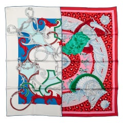 Hermes Patchwork Silk Scarf