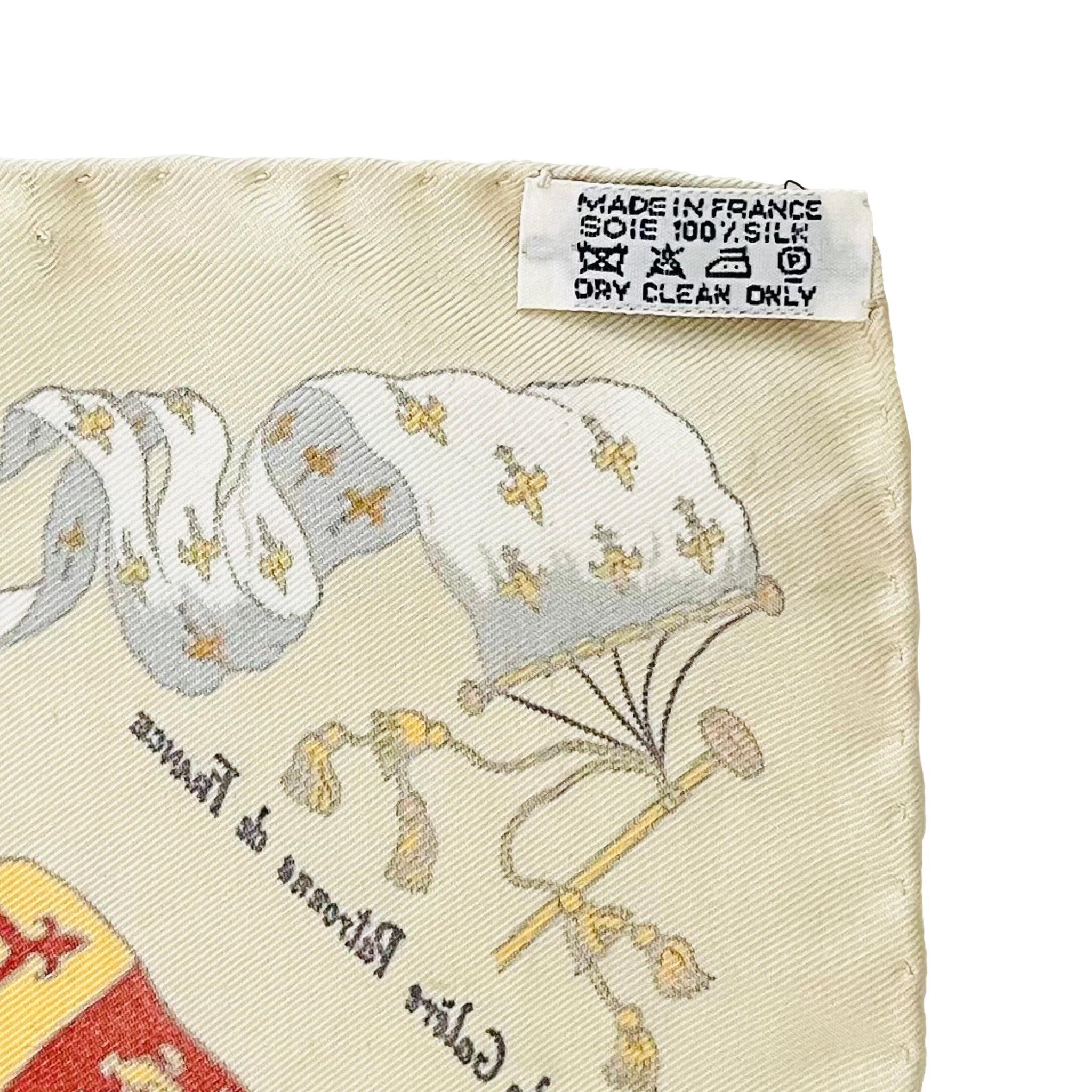 Hermes Pavois Silk Scarf By Philip Ledoux 1