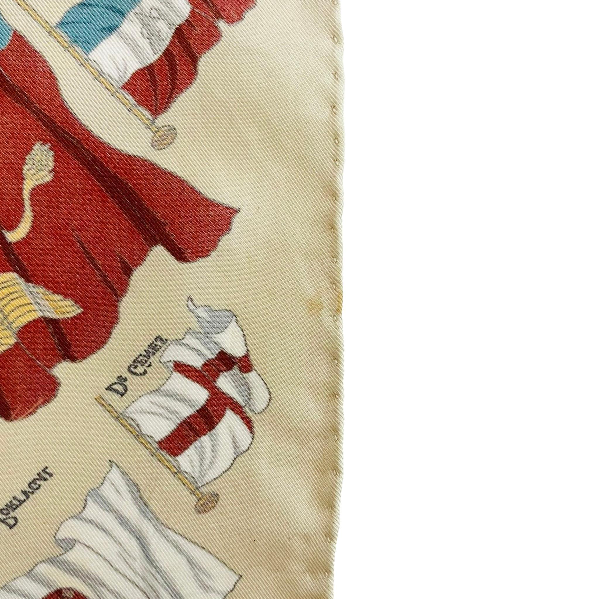 Hermes Pavois Silk Scarf By Philip Ledoux 3