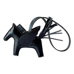 Hermes Pegase PM In Black With Touch Lizard Skin