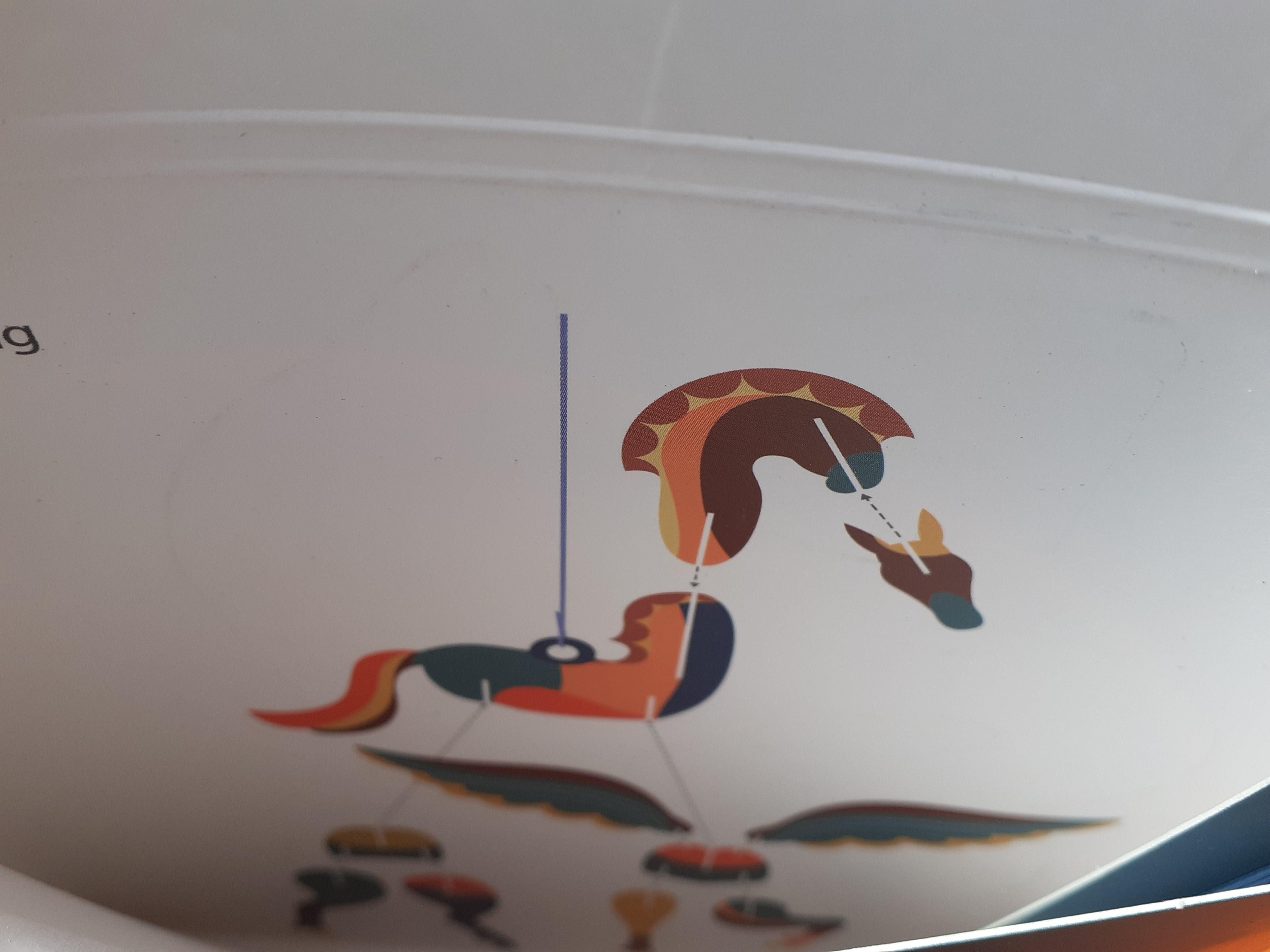 Hermès Pegasus Le Pégase Cheval Ailé Cardboard Horse to Hang 8