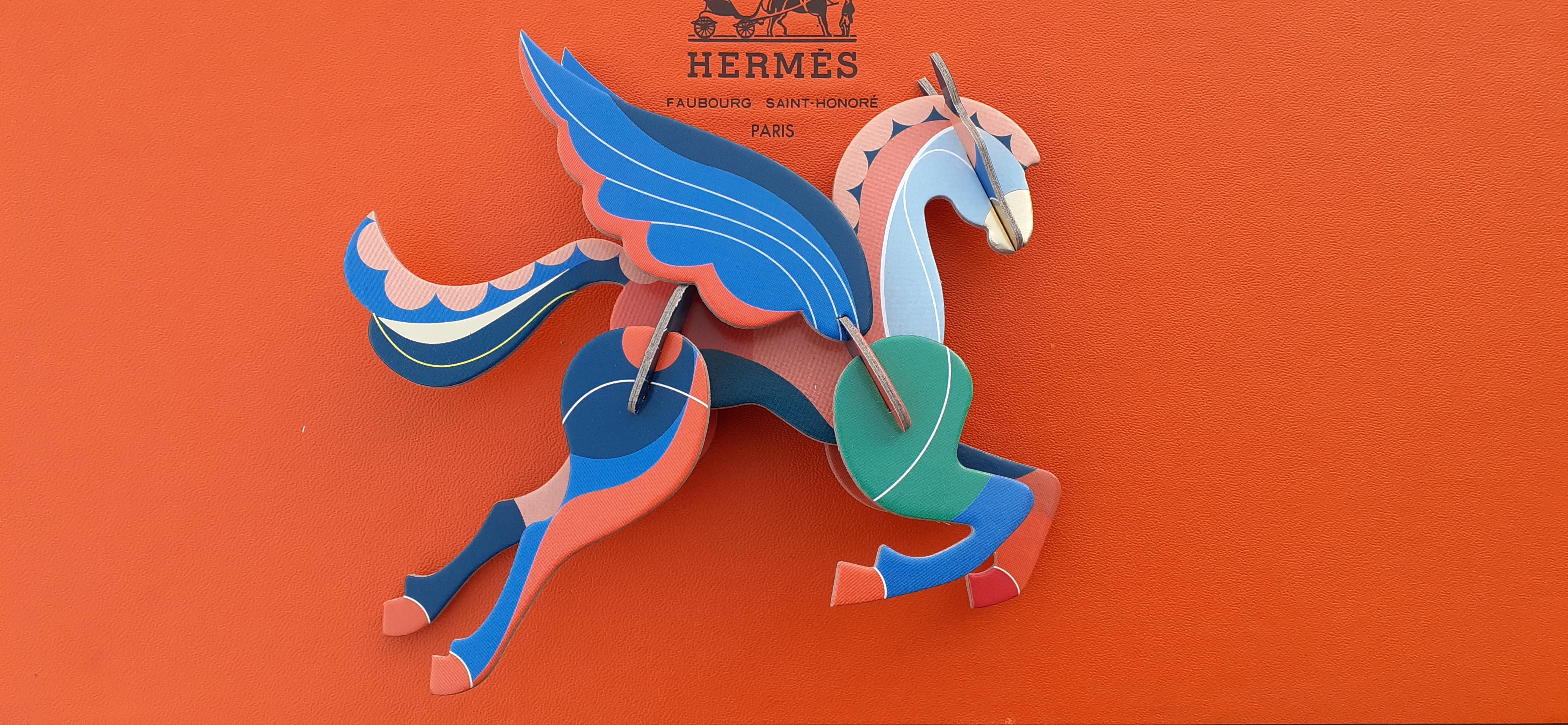 Hermès Pegasus Le Pégase Cheval Ailé Winged Horse in Cardboard to Hang For Sale 3