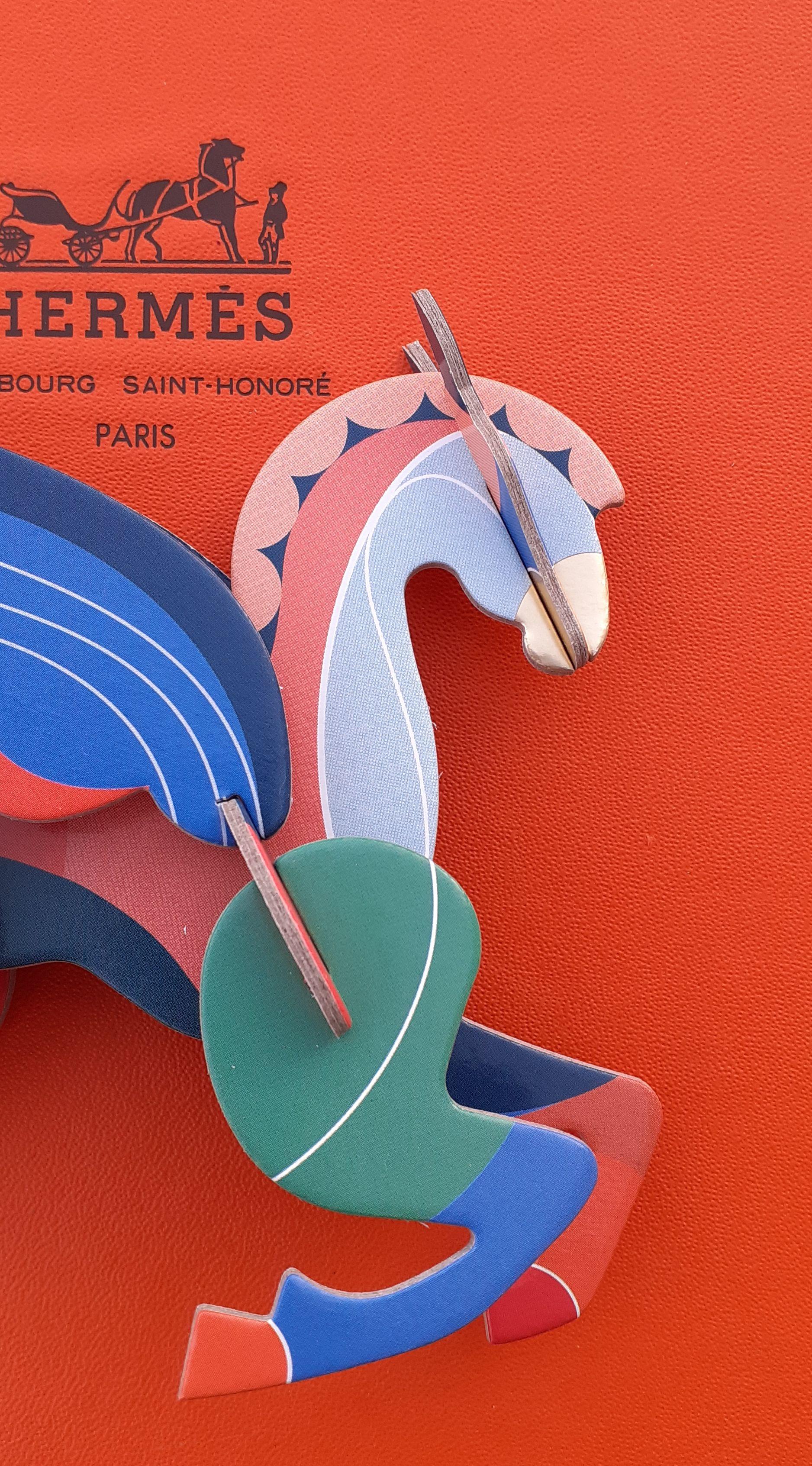 Hermès Pegasus Le Pégase Cheval Ailé Winged Horse in Cardboard to Hang For Sale 4
