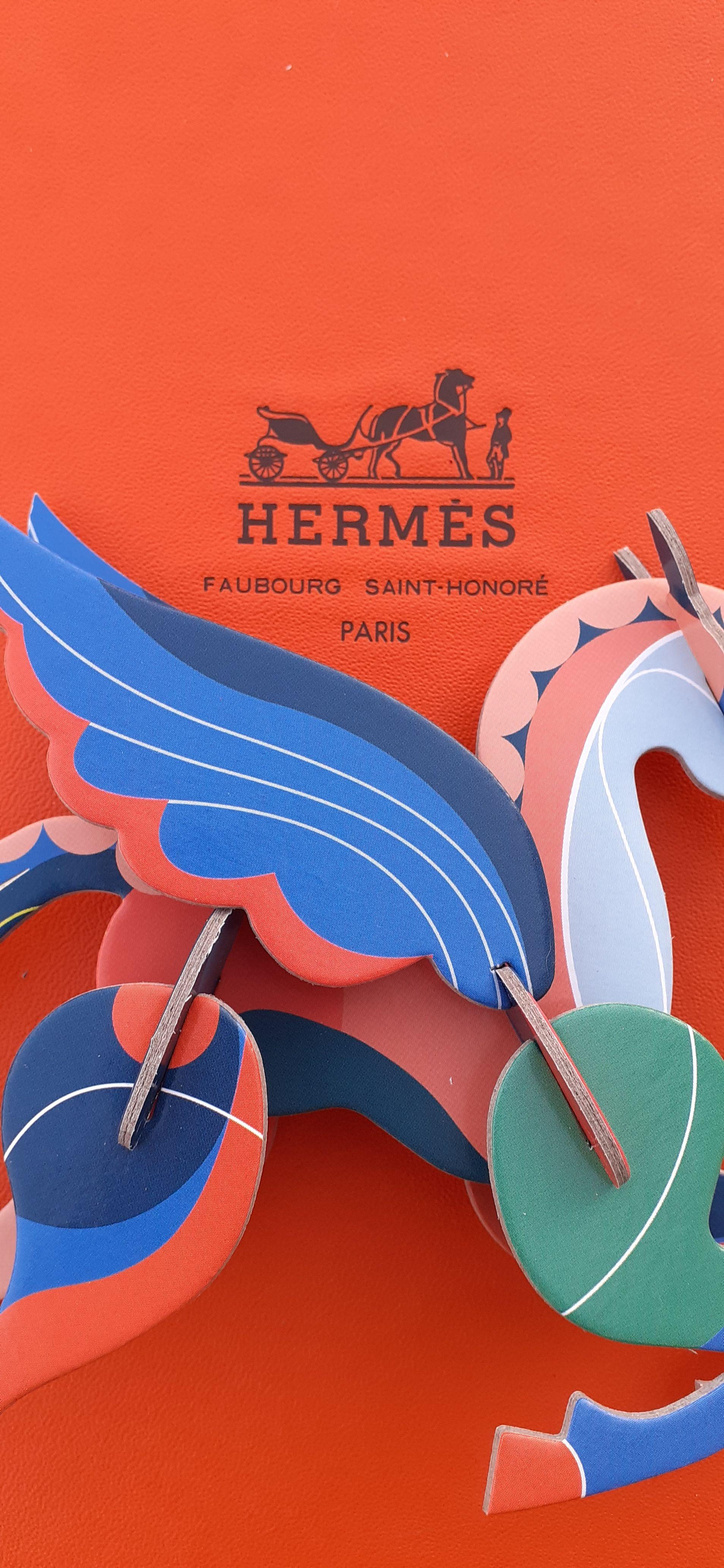 Hermès Pegasus Le Pégase Cheval Ailé Winged Horse in Cardboard to Hang For Sale 5