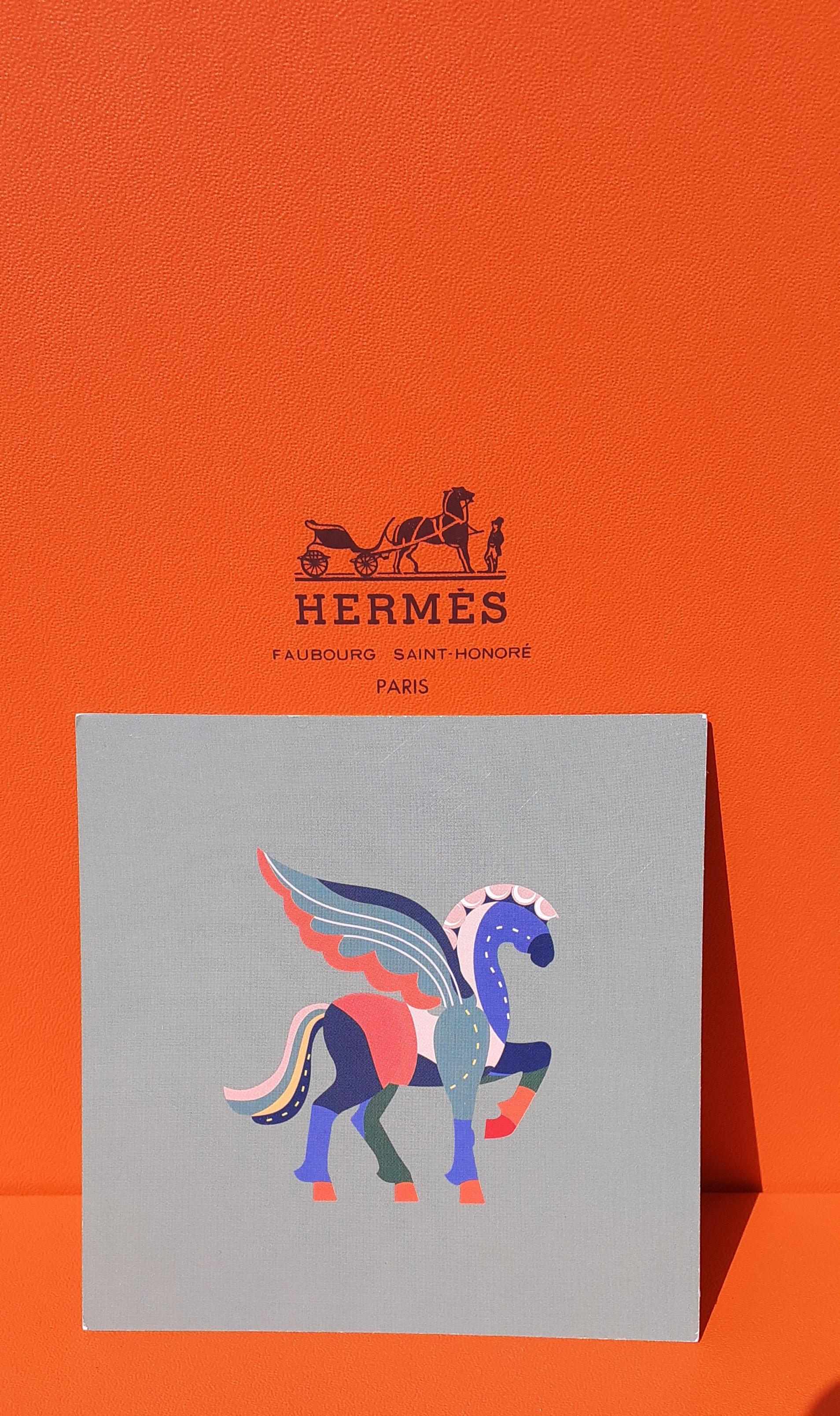 Hermès Pegasus Le Pégase Cheval Ailé Winged Horse in Cardboard to Hang 6