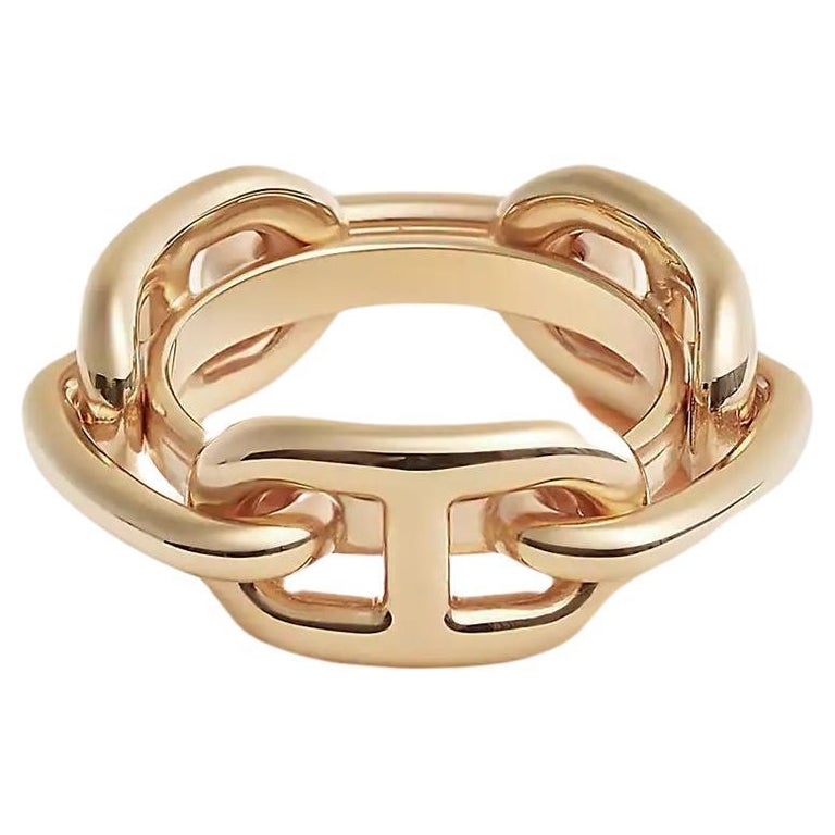 Hermes Horse-bit Gold Scarf Ring + Free Shipping