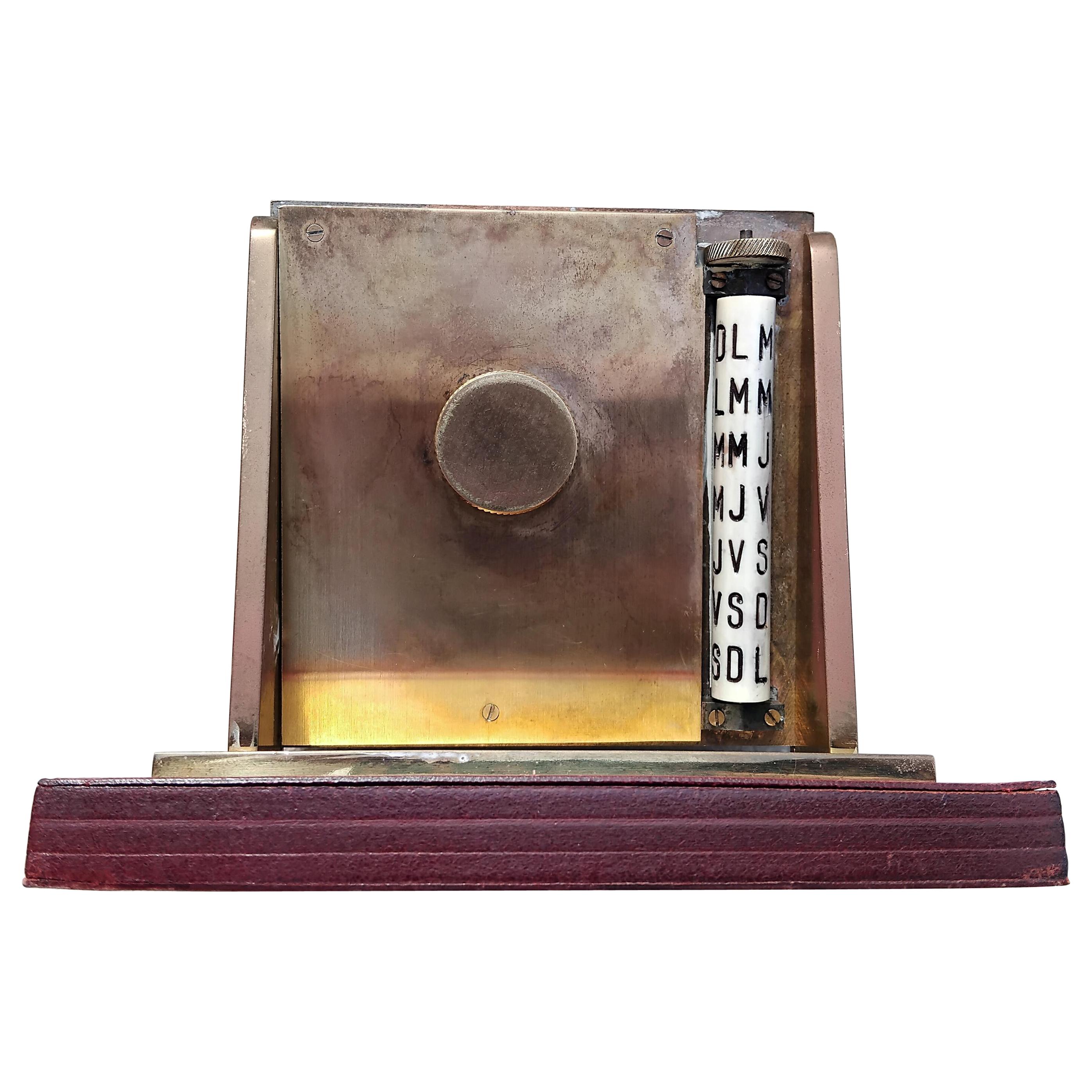 Hermès Perpetual Calendar Ephemeris Metal and Leather 8