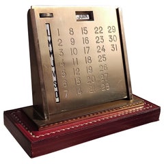 Hermès Perpetual Calendar Ephemeris Metal and Leather