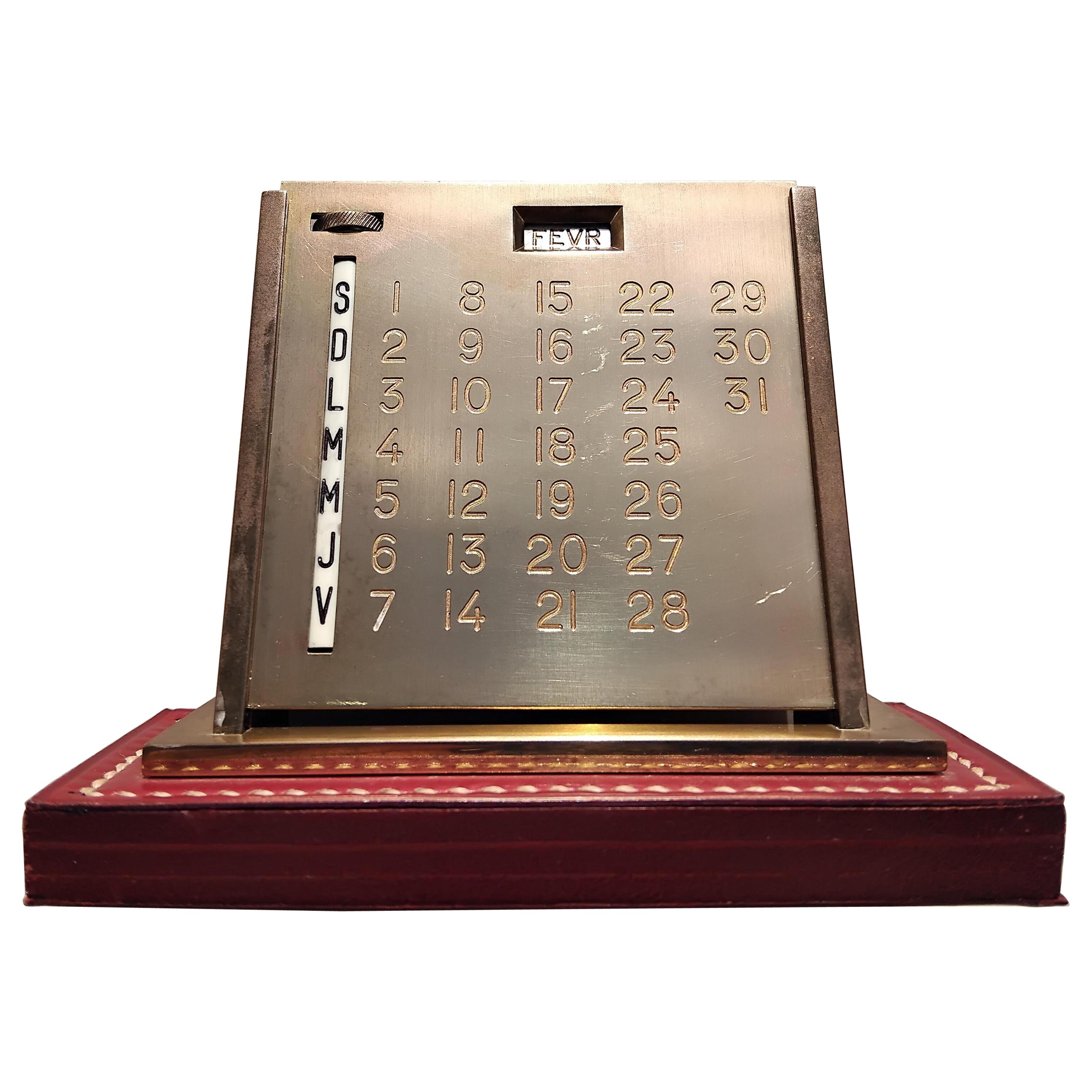 Hermès Perpetual Calendar Ephemeris Metal and Leather 1