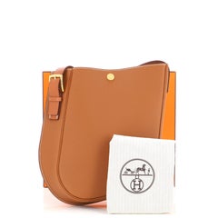 Hermes Perspective Cavaliere Bag Togo and Vache Hunter 28