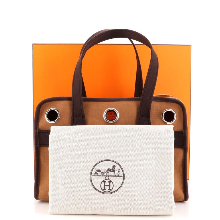 Hermes Pet Dog Carrier Toile Small at 1stDibs