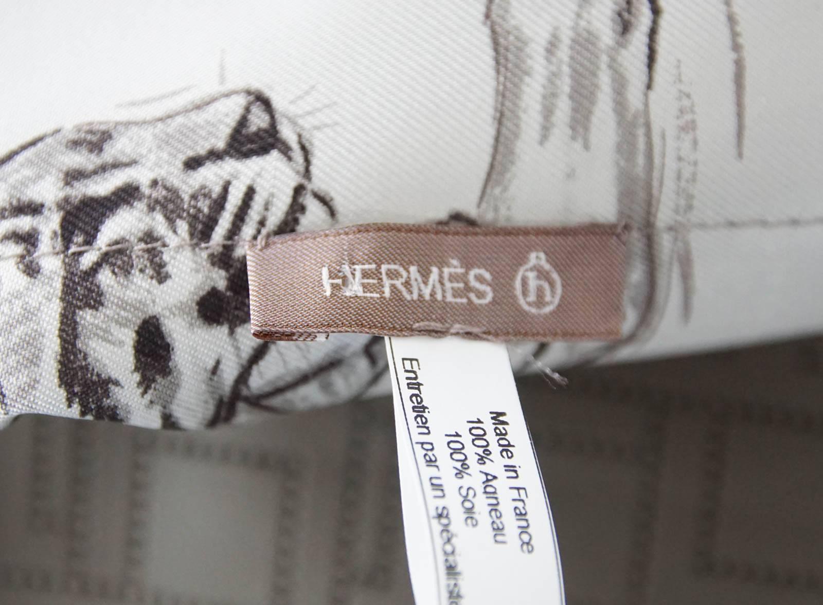 Hermes Petit h Cape One Off Perforated Leather Reverses Various Scarf Prints 9