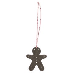 Hermès Petit H Etain Togo Gingerbread Man Charm