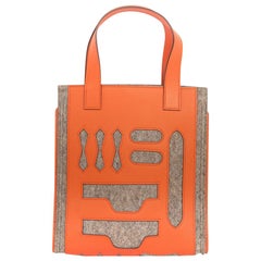 HERMES Petit h Skeleton Tote Feu Pascale Mussard