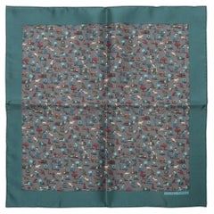 Hermès Petite Carré Silk Scarf Green