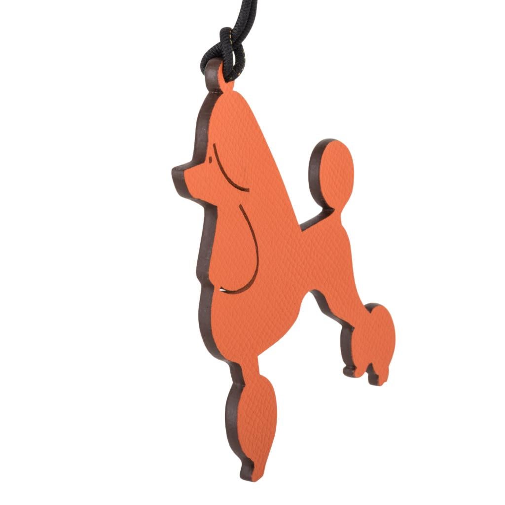 hermes bag charm dog