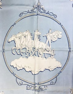 Hermès ‘Phaéton’ square scarf by Philippe Ledoux – Paris, circa 1959