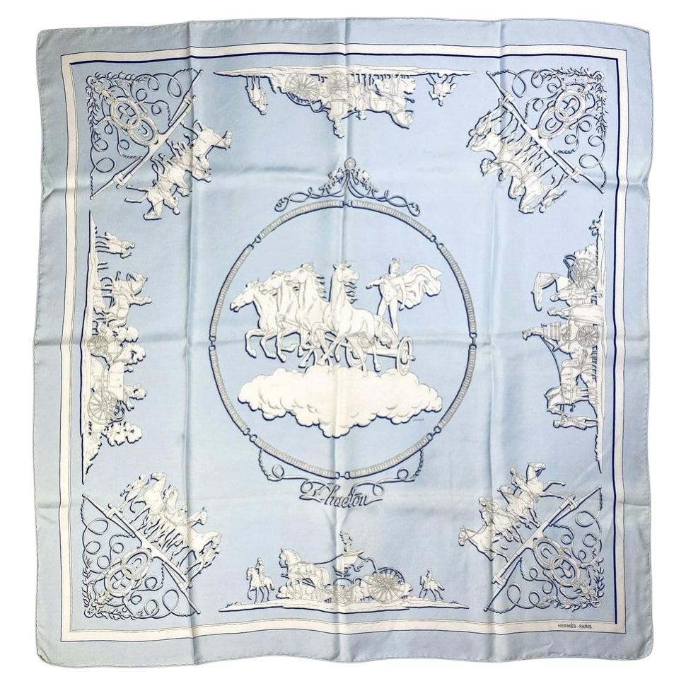 Hermès ‘Phaéton’ square scarf by Philippe Ledoux – Paris, circa 1959 For Sale
