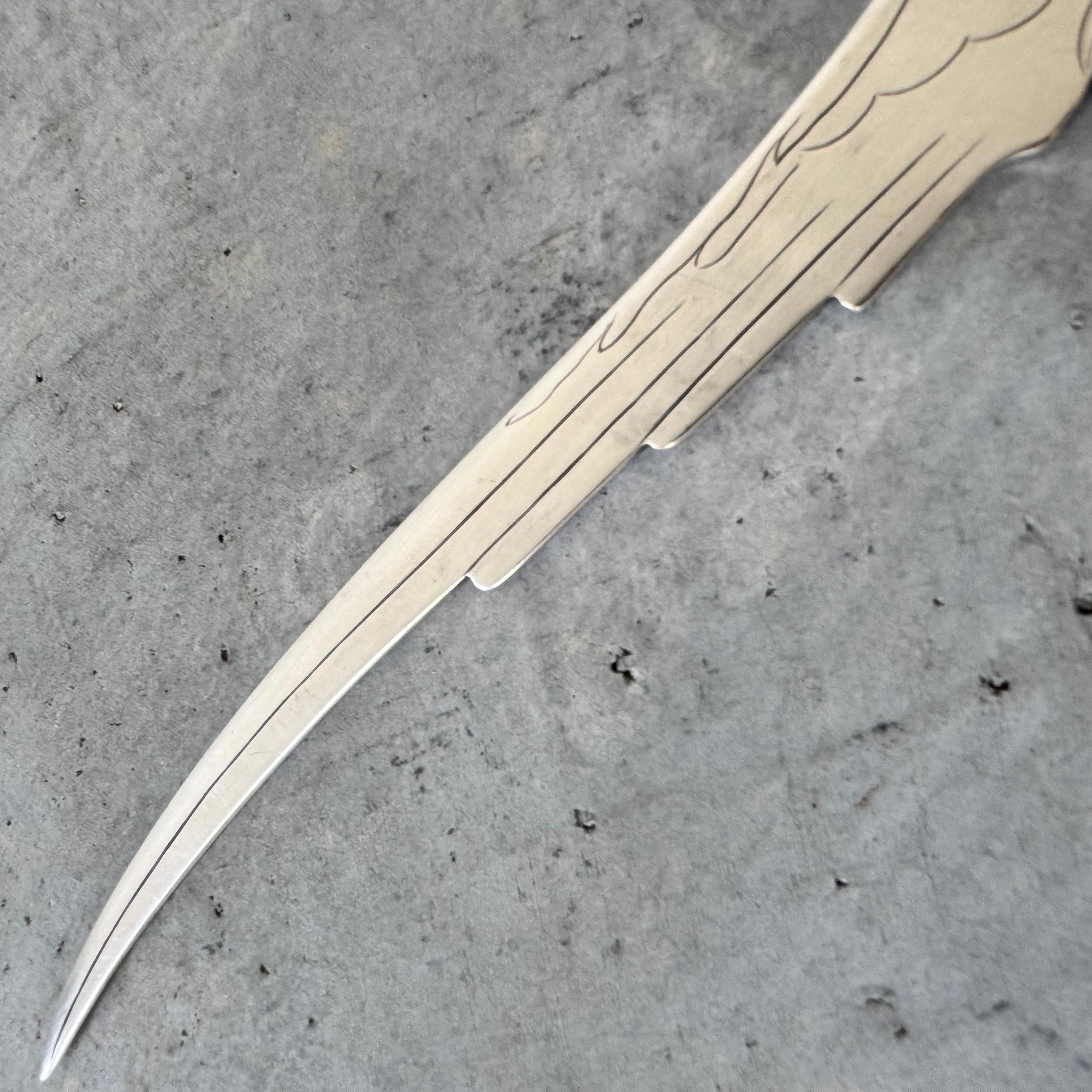 Hermes Pheasant Letter Opener, 1960s France In Good Condition For Sale In Los Angeles, CA