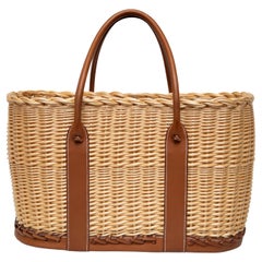 Hermès Picnic Garden Party Osier and Barénia Leather, Limited Edition