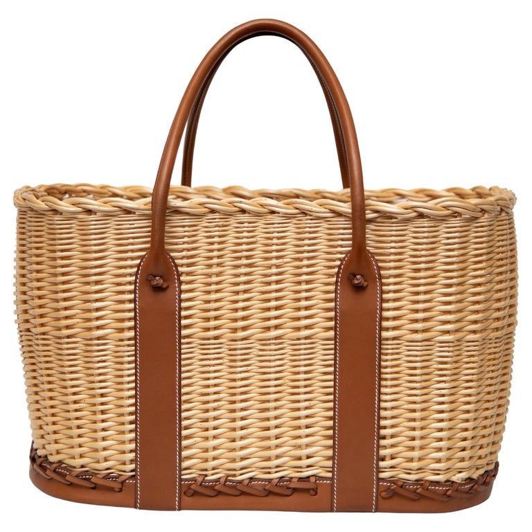 Hermès Picnic Garden Party Osier and Barénia Leather, Limited Edition