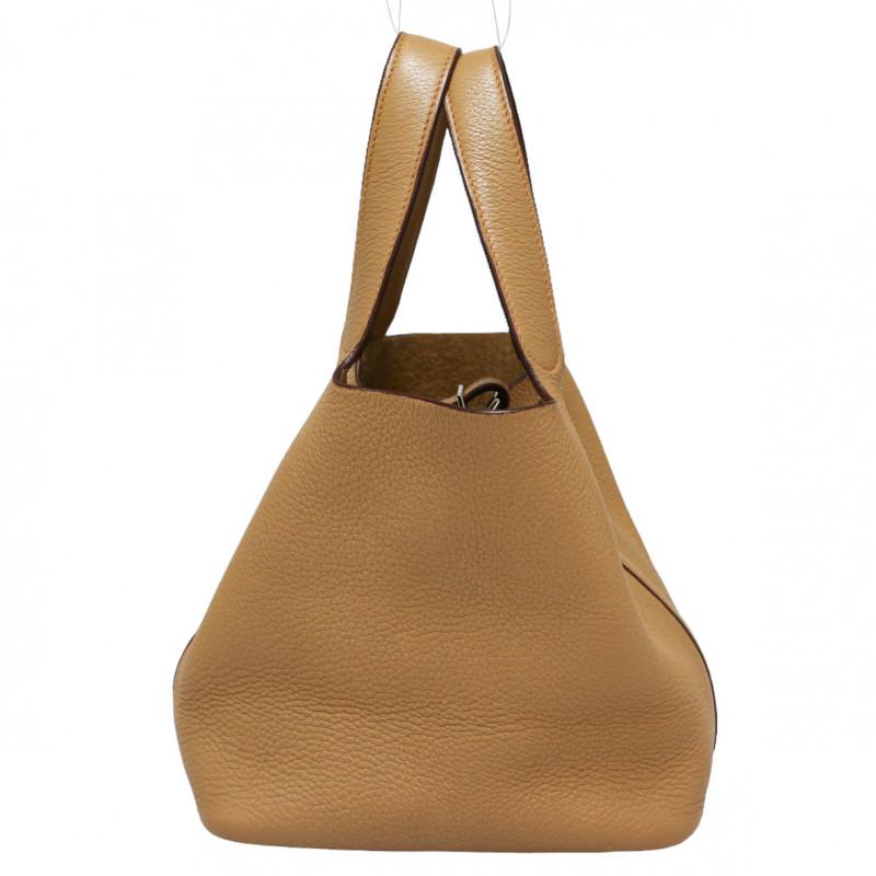 Women's HERMES Picotin 18 Bag Clémence Baby Bull Leather For Sale